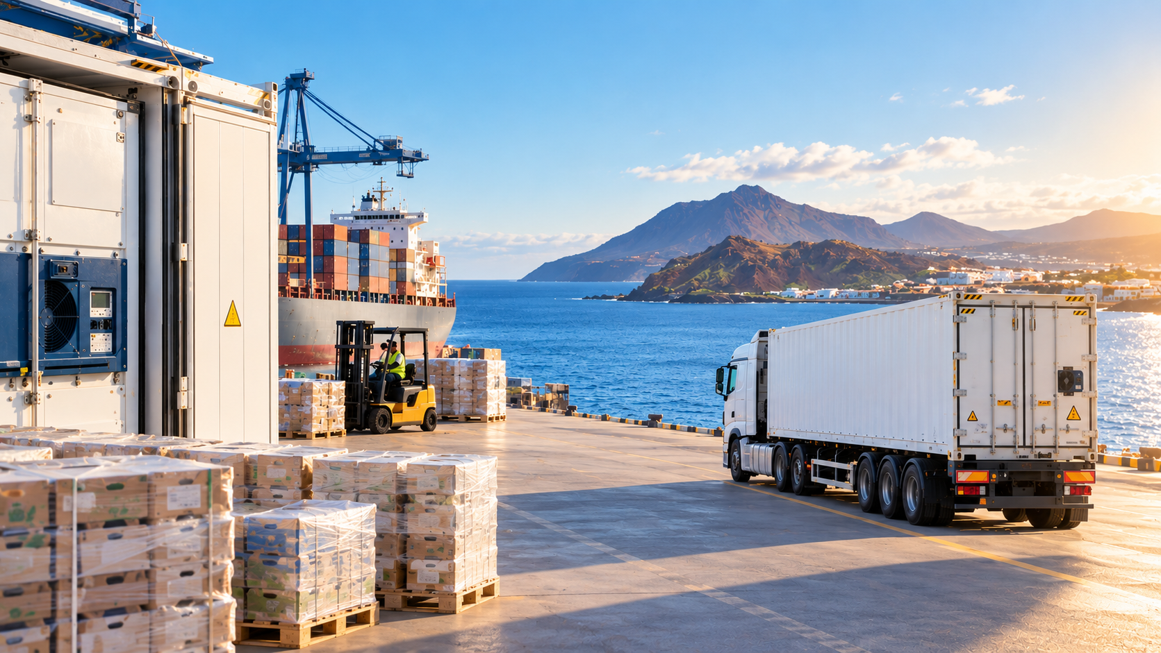 Gestión del transporte y la logística de Península a Canarias